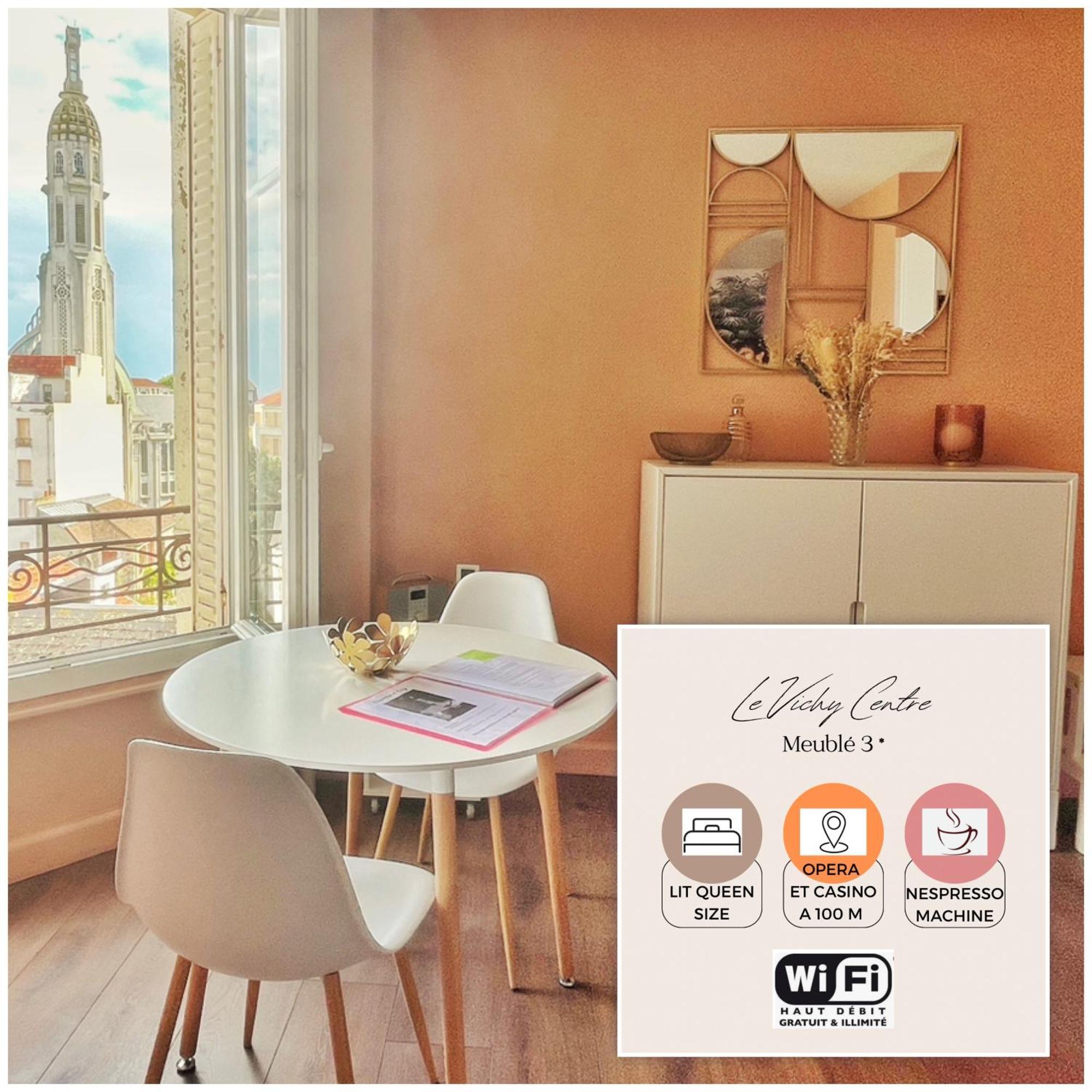 Le Vichy Centre, Spacieux Et Cosy T2 Avec Vue, Au Calme ภายนอก รูปภาพ
